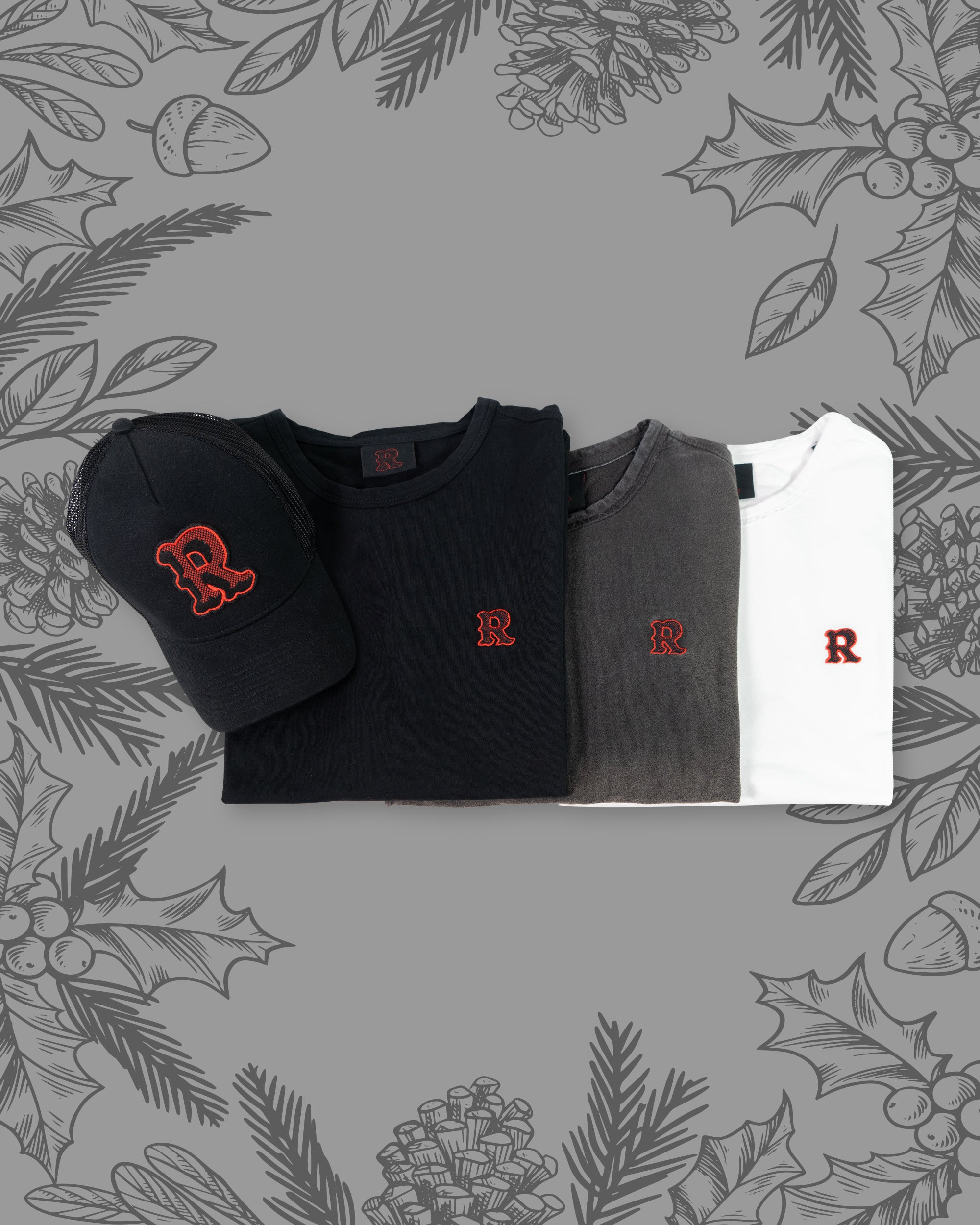 X-MAS🎄Bundle – 1x Basic Shirt + 1x Cap